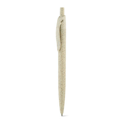 CAMILA. Wheat straw fibre and ABS ball pen with clip